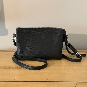 Black Roots Twinsie Bag 2.0 Cloud Leather Crossbody Bag